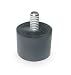 Industrial Grade 2NPE8 Vibration Isolator, 75 Lb Max, 1/4-20