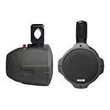 PYLE PLMRB65 6.5-Inch 200 Watt Two-Way Black Wake Board Speakers (Pair)
