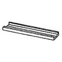 PITTSBURGH CORNING 120909 "KWIK'N EZ" CHANNEL WHITE VINYL 48"