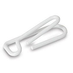 Wedge Spring Door Stop, White