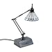 Office Products : Catalina Lighting 09029228130 Tiffany desk lamp, mission-style shade, 21-1/2 arm reach, dark bronze base