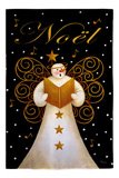 Evergreen Noel Snow Angel Garden Flag 12.5