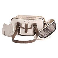 Jill-e 769374 Camera Leather Bag Small (Bone)