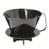 Plastic Coffee Filter Cone #1 Small Black or Red