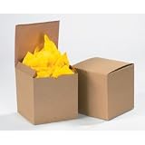 SHPGB332K - Kraft Gift Boxes, 3 x 3 x 2