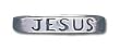Solid Sterling Silver "Jesus" Band Ring