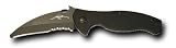 Emerson Search Rescue 3-3/4" Combo Edge Black Finish Blade With Point