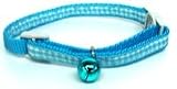 Gingham Cat Collar  Bluebird
