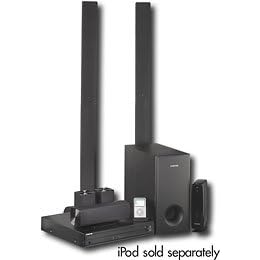 Samsung HT-Z512T 5.1-Channel 5 Disc Home Theater Surround Sound System (Set of Seven, Black)