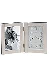Bulova Traditional Forte II White Dial Desktop Clock #B1275