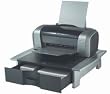 Fellowes Black And Silver Printer Stand