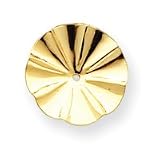 14k Polished Fancy Earrings Jackets - JewelryWeb