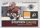 Stephen Davis Washington Redskins (Football Card) 2002 Pacific Atomic Authentic Game-Worn Jersey #99