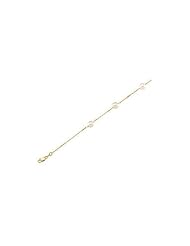 Lux White Gold 5 Mm Cultured Pearl Station Necklace