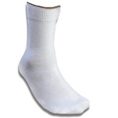 Silipos Arthritic/Diabetic Gel Sock White (sock Size 10-13) Shoe size Mens size 9 and up, Pair #1703