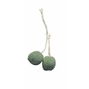 Catit Eco Terra Natural Linen Toy with Raffia, Green Cherries