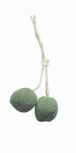 See Hagen Catit Eco Terra Natural Linen Toy with Raffia, Green Cherries
