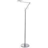 Adesso 5081-22 Orion Floor Lamp, Satin Steel Finish