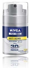 Nivea for Men 3D Q10 Anti-aging Moisturiser SPF15 (15ml)