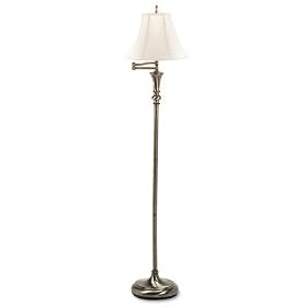Ledu Antique Brass Swing Arm Floor Lamp