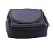 2IN1 High-grade PU Leather Protective Carrying Shoulder Bag + Waist Bag Case for NDSL Black
