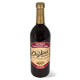 Da Vinci German Chocolate Cake Syrup, 750 ml Bottle (Glass) by Da Vinci Gourmet