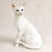 oriental shorthair - Oriental Shorthair White Figurine
