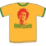 Bob Marley - Love Toddler T-Shirt (Gold/Green)