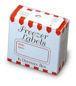 Freezer Labels - Red Border