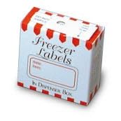 Freezer Labels - Red Border