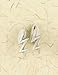 Sterling Silver Lightning Earring Wicca Wiccan title=