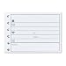 Rolodex 85053 Cascading Binder Inserts, Ruled (12-Card Pack)