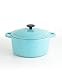 Martha Stewart Collection Blue Enameled Cast Iron Chili Pot, 5.5 Qt.