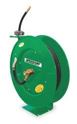 Speedaire 2CUB8 Hose Reel, Spring, 75 Ft Hose, 1/2 ID Hose
