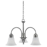 Sea Gull Lighting 31850BLE-965 Gladstone Antique Brushed Nickel 3 Light Chandelier