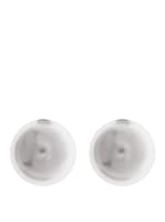 Silver One Pendientes Doble Perla Zirconium