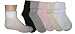 TicTacToe Handlinked Seamless Toe Triple Roll Socks, Three-pack (See Size Chart in Product Description)