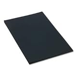  : PEACOCK SULPHITE CONSTRUCTION PAPER, 24 X 36, BLACK, 50-SHEET PACK