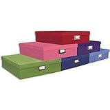 Pioneer Archival Scrapbooking Storage Box with Solid Color Exterior, 13.25