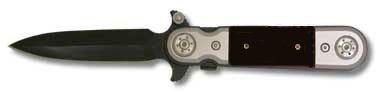 7" Dagger Spring Assisted Knife G10 Inlay with Liner Lock G1B