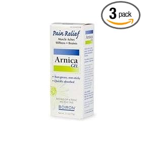 Boiron Homeopathic Medicine Arnicare Gel for Muscle Aches, 2.6-Ounce Tubes (Pack of 3)