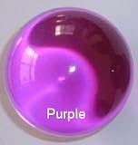 Purple Acrylic Contact Juggling Ball - 76mm
