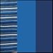 Lucky Cotton 1X1 Rib Boxer Briefs - 3 Pack (161PB06) L/Denim/Blue Stripe/Blue