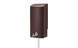 【寺田電機製作所】 壁コンセント用セキュリティカバー まもれーる・トイレくん(ブラウン) RDS20000BR