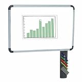 Dry-Erase Board, w/ Accessory Tray, 66x42, Charcoal