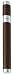 Simran CT-ILG Ajmer Brown Fossil Leaf Pattern Italian Leather Stainless Steel Cigar Tube