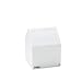 Ex-Cell Sanitary Napkin Receptacle, 1.77 Gallons, White (205W)