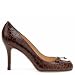 Kate Spade Leather Kasey Too Heels Shoes Brown Crocco