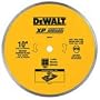 DeWalt DW4761 10-Inch Wet Cutting Continuous Rim Saw Blade with 5/8-Inch Arbor for Ceramic or Tile