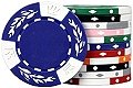25 Clay No Metal Insert Premium Quality Crown Wheatear 11.5 gram Poker Chips, Choose from 9 colors